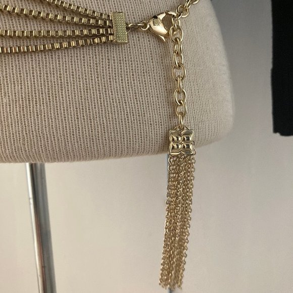 EUC Beautiful GOLD Multi-Stranded Chain waist or hip belt - Picture 3 of 5